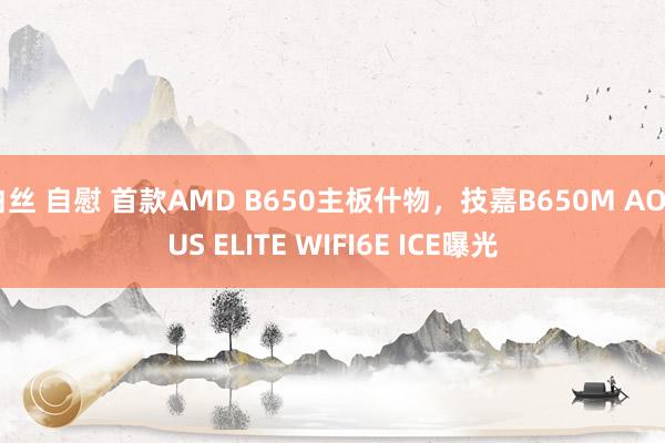 白丝 自慰 首款AMD B650主板什物，技嘉B650M AORUS ELITE WIFI6E ICE曝光