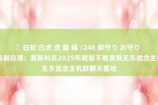 ✨白蛇 白虎 虎 龍 福 /24k 御守り お守り 年仅33岁的乌副总理：莫斯科在2025年就能不雅赏到无东说念主机群翻天覆地
