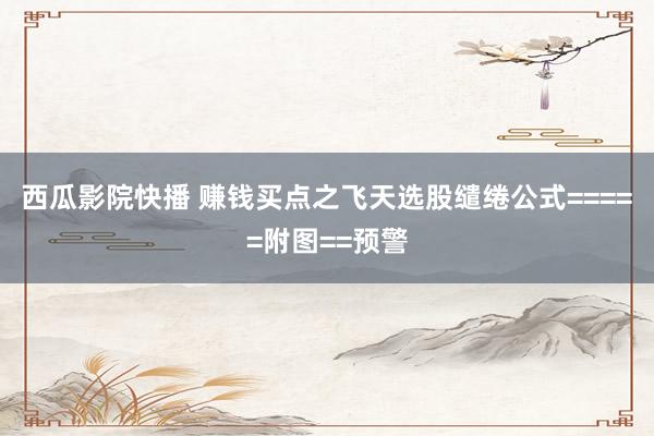 西瓜影院快播 赚钱买点之飞天选股缱绻公式=====附图==预警