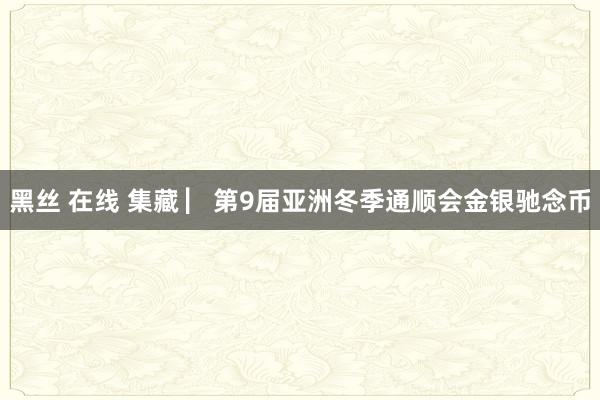 黑丝 在线 集藏 ▏第9届亚洲冬季通顺会金银驰念币