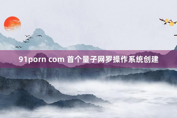 91porn com 首个量子网罗操作系统创建